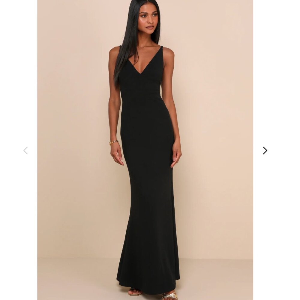 Lulus Melora Black Sleeveless Maxi Dress